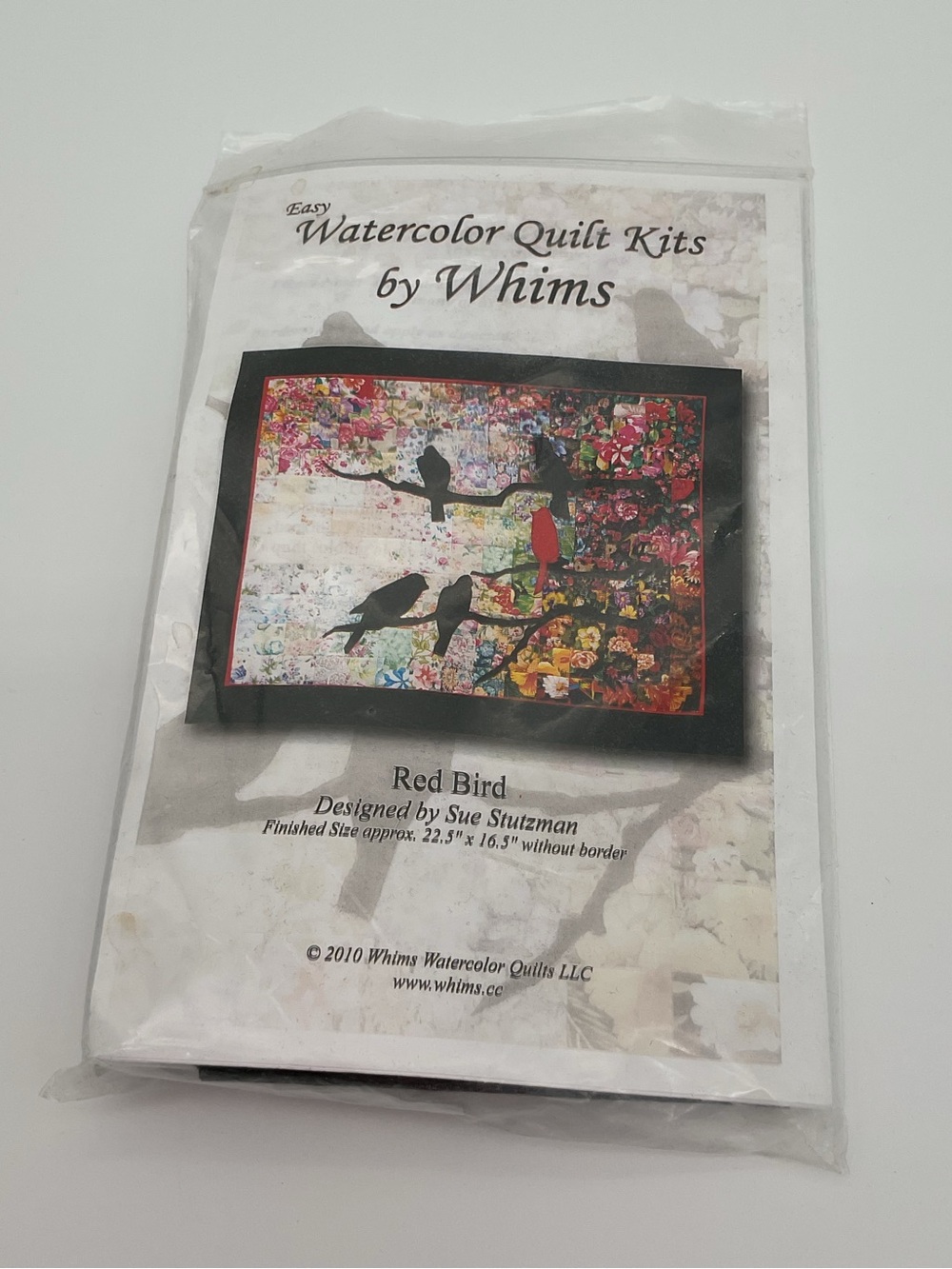 Watercolor Quilt Kit by Whims - Red Bird